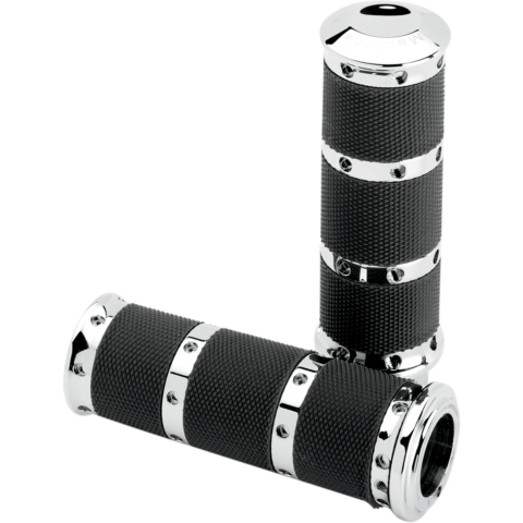Contour XL Grips - Black - 1984-Up Harley 1" Bars Cable Throttle