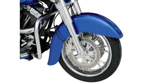 Lower Fork Leg/Axle Cap, Chrome, 41mm