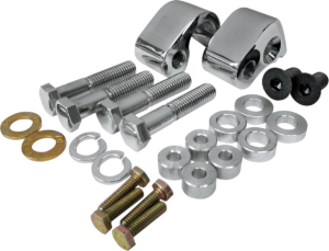 Chrome 1 in. Rear Lowering Kit