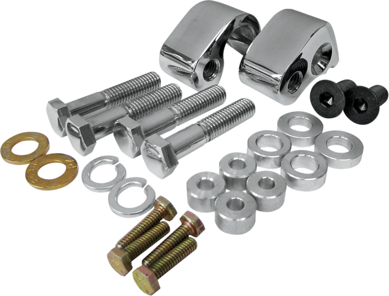 Chrome 1 in. Rear Lowering Kit