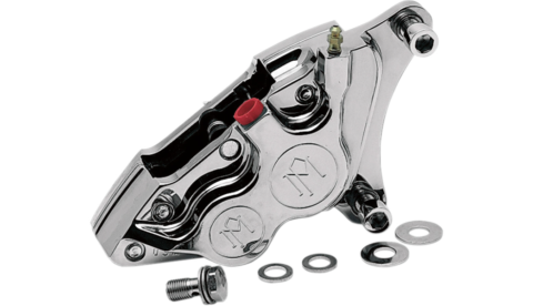 Front Left Four-Piston Differential-Bore Caliper, 84-99 HD