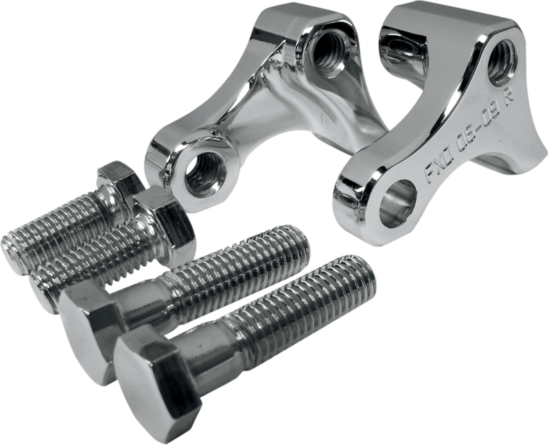 Chrome Lowering Kit 1 inch Lower Than Stock