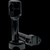 Gloss Black 5-3/4 inch Smooth Risers for 1 inch Handlebars