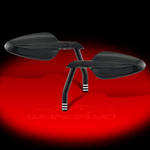 Arrow Vision Series Mirror Set - Contrast Cut for Harley Davidsons