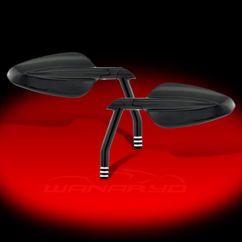 Arrow Vision Series Mirror Set - Contrast Cut for Harley Davidsons