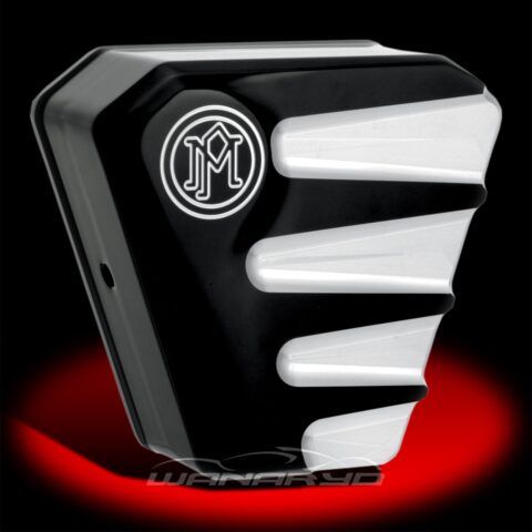 Scallop Contrast Cut Horn Cover for Harley Big Twins