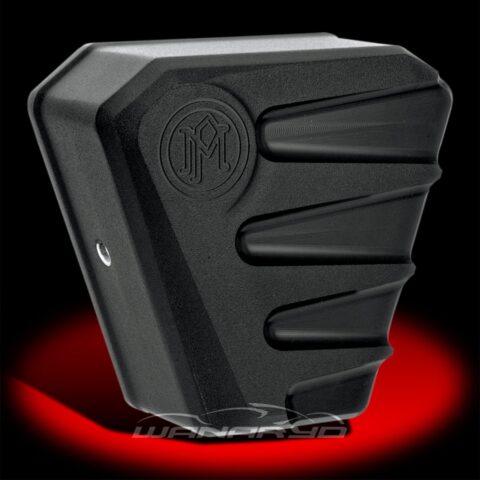 Scallop Black Ops Horn Cover for Harley Big Twins