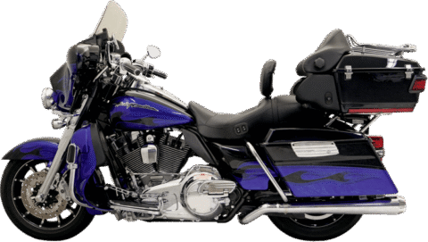 Pseudo Left Megaphone Muffler - Chrome - 09-16 Touring
