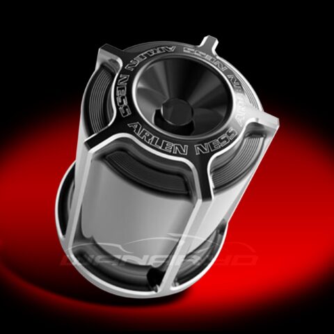 Black Beveled Re-Usable Oil Filter