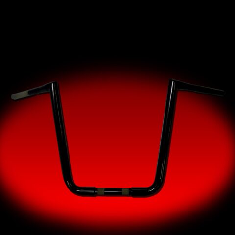 Twin Peaks 16" Handlebars - Black - Harley Big Twin FLTR/FLHR Softail
