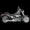Road Rage 2-into-1 Exhaust Systems, Chrome, 1986-2011 Softail