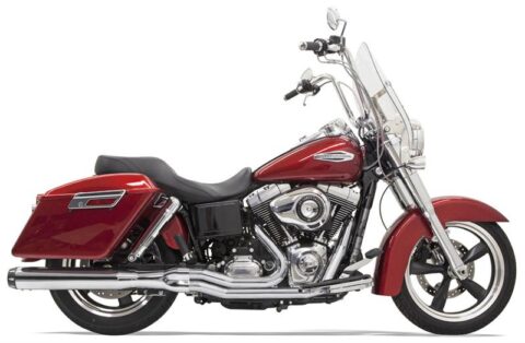 Road Rage 2-into-1 Exhaust - Chrome - 12-16 Dyna Switchback