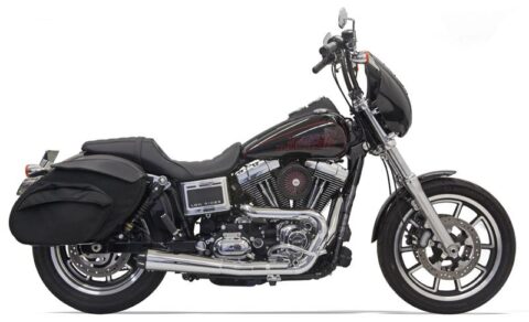 Road Rage 2-into-1 Exhaust - Chrome - 91-05 Dyna