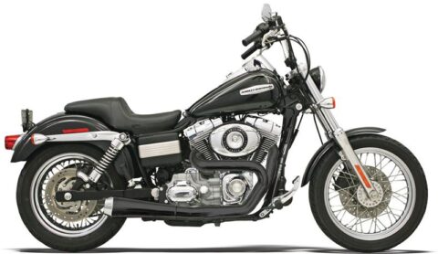 Road Rage 2-into-1 Exhaust - Black - 91-05 Dyna