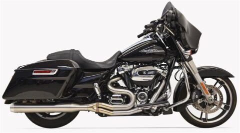 Road Rage 3 2-into1 Exhaust w/ 4" Muffler, Stainless, 2017-2025 Touring