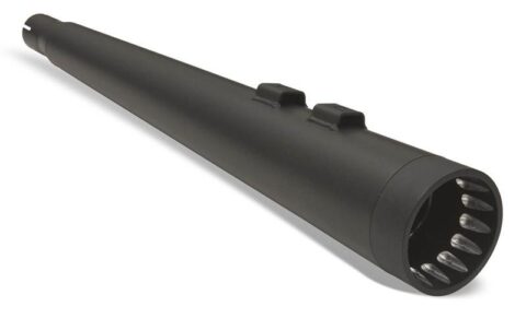 4" Megaphone DNT Mufflers - Black w/ Black Caps - 95-16 Touring