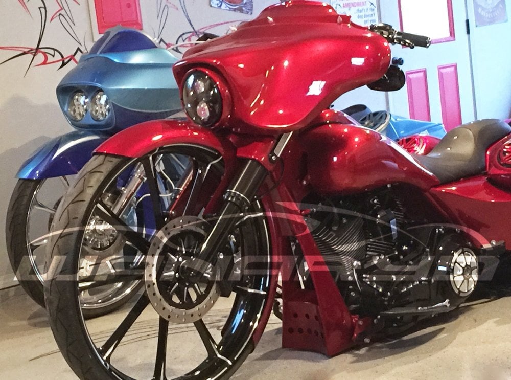 road glide with 26 inch front wheel for sale