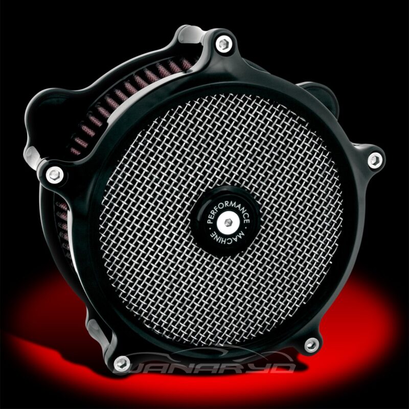Black Super Gas Air Cleaner 2008-up HD Touring