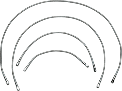 58" Universal Stainless Steel Clear Coated Brake Line