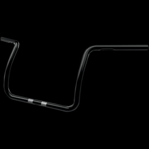 Black 1 inch 2+2 Bagger Sweeper Handlebars