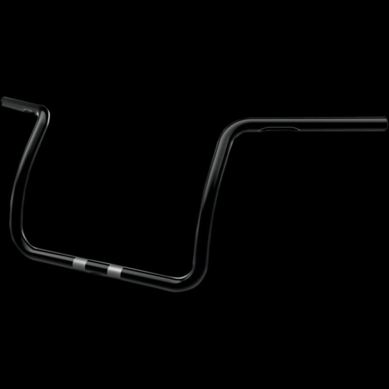 Black 1 inch 2+2 Bagger Sweeper Handlebars