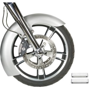 21" LS-2 Steel Wrap Front Fender w/ Raw Spacers - 14-17 Touring RWD-50137 - 2