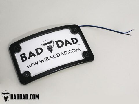 Premium License Plate Frame - Black - 2009-up Touring