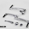 Forward Controls with Heel/Toe Shifter - Chrome - 84-16 Harley Touring FL