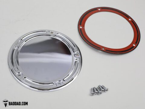 Classic Series Derby Cover - Chrome - 06-17 Softail