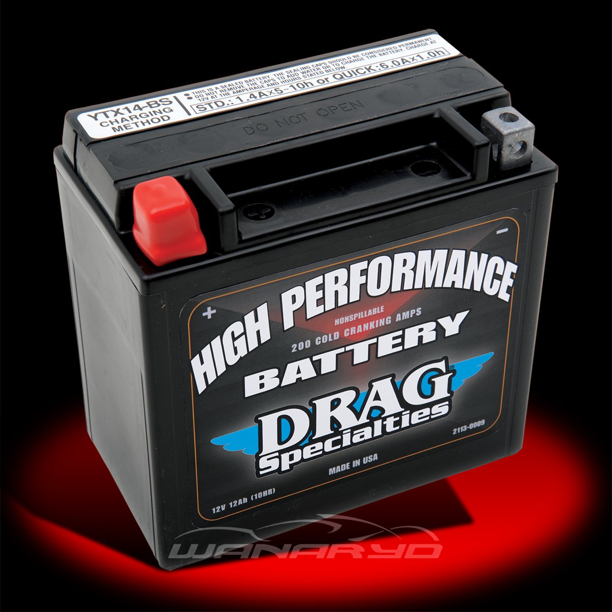 High Performance Battery for Harley V-Rod Buell Yuasa no YTX14-BS