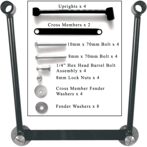 Universal Saddlebag Hard Mount Kit