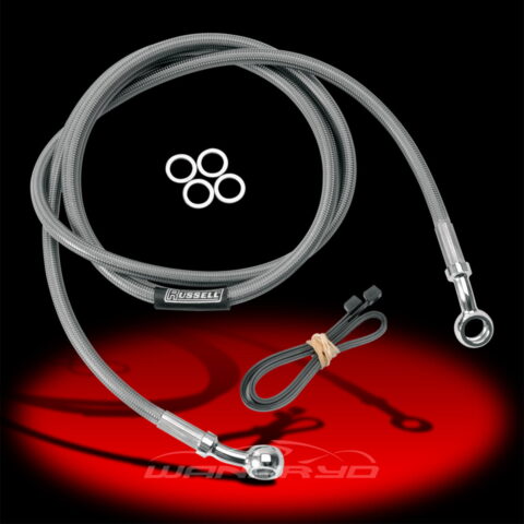 Extended-length Front Brake Lines BRK Line FR 84-06 FLH +6