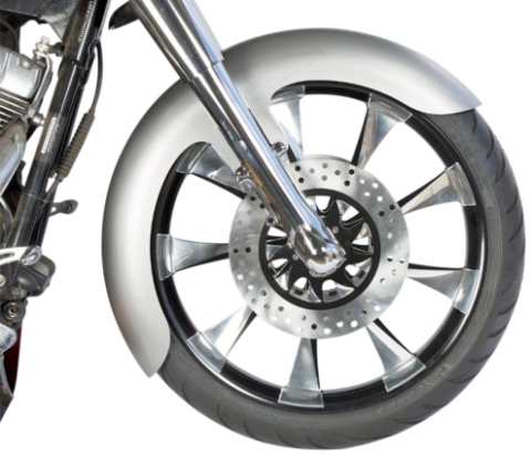 21" OCF Steel Wrap Front Fender w/ Raw Spacers - 94-13 Touring RWD-50129 - 2