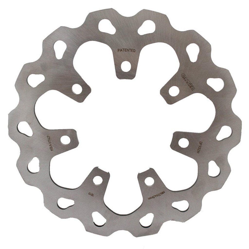 Front 11.8" Solid Mount Wave Rotor, 2009-2023 Harley Touring w/ CVO Chisel, Slicer 2 & Slicer Wheels