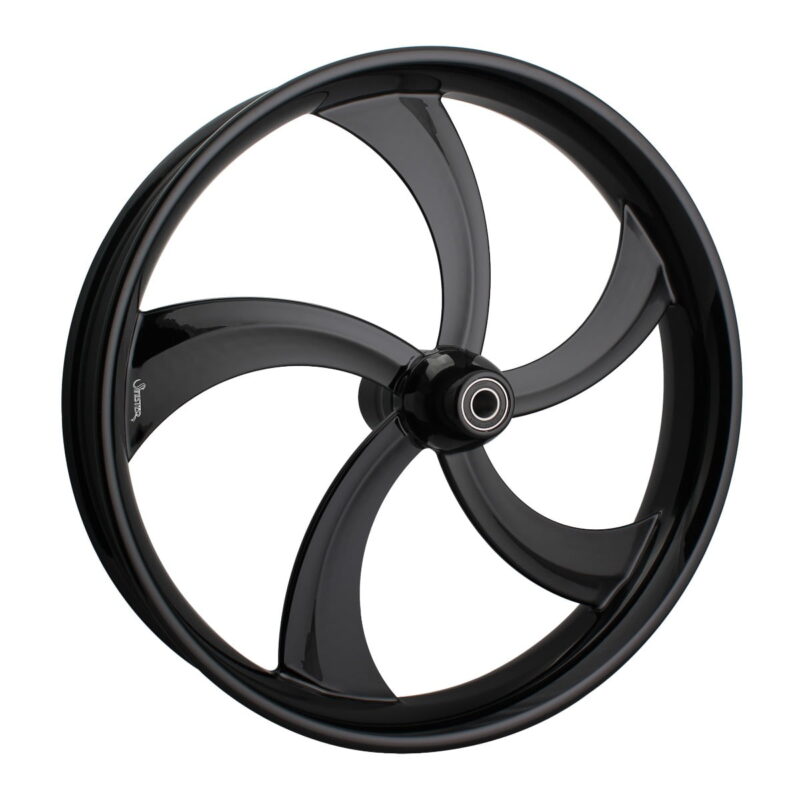 26 x 3.75" Diablo Black & Machined Front Wheel