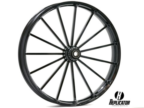 30 x 4" Talon Wheel & 140/40-30 Front Tire - Black - 2000-22 Harley Touring
