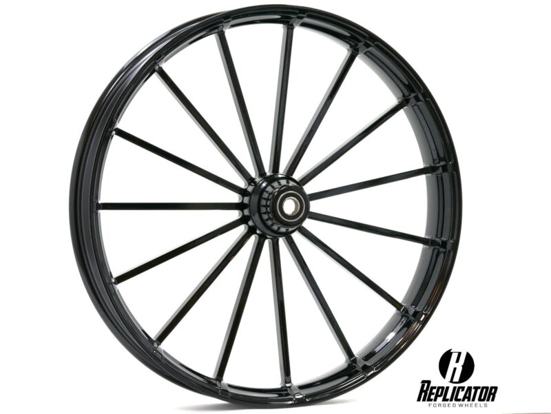 30 x 4" Talon Wheel & 140/40-30 Front Tire - Black - 2000-22 Harley Touring