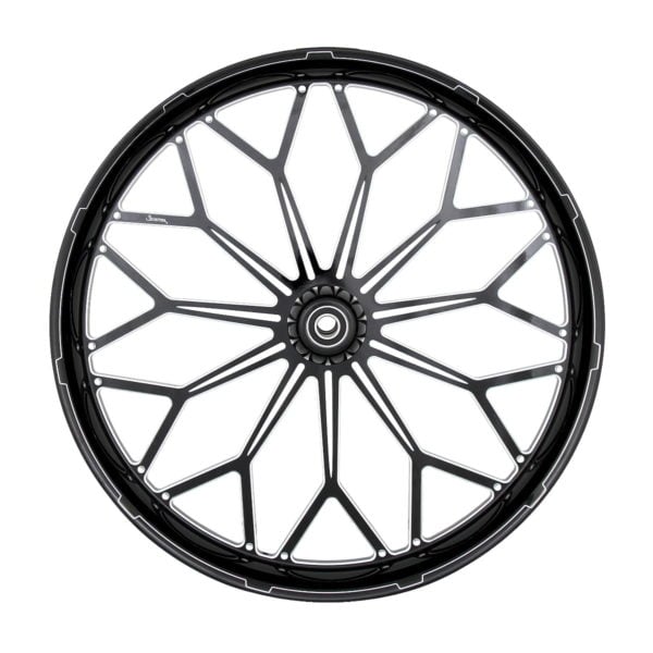 spyder black machined wheel 11722