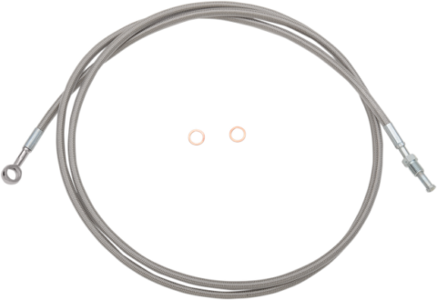 Stainless Steel Hydraulic Clutch Line Kit for Use w 15"-17" Ape Hangers