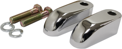 Chrome 2 in. Handlebar Riser Extensions
