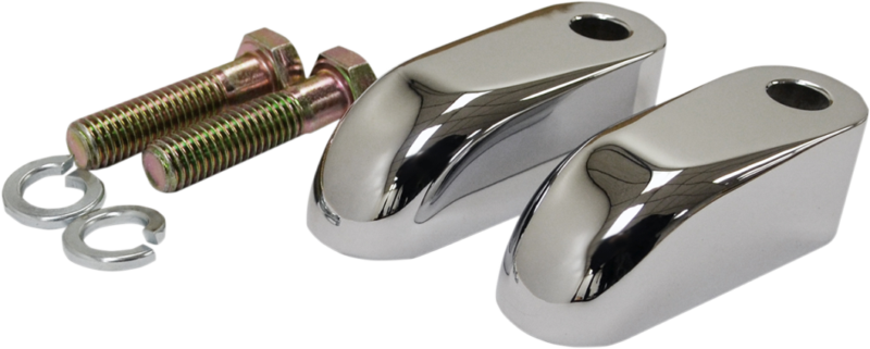 Chrome 2 in. Handlebar Riser Extensions