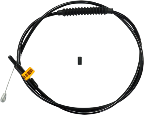Black Vinyl-Coated Stainless Steel Braided Clutch Cable