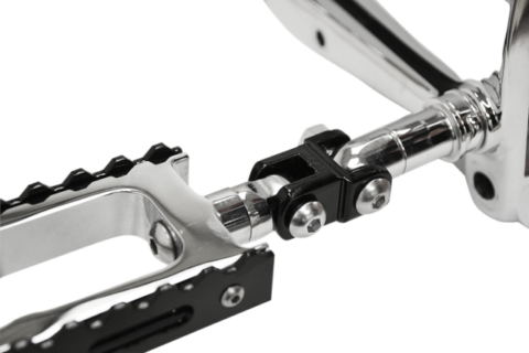 Black Early-Style Footpeg Mount Adapters