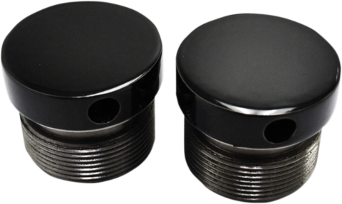 39mm Flush Mount Fork Caps Black
