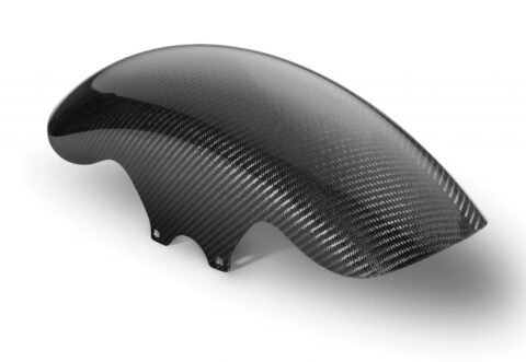 19" Carbon Fiber Front Fender, Gloss, 2014-2023 Touring