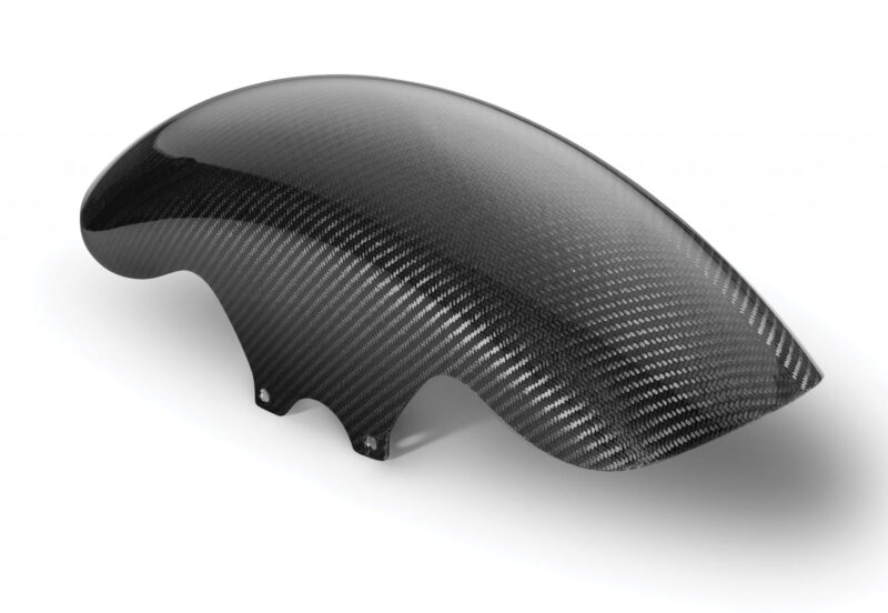 19" Carbon Fiber Front Fender, Gloss, 2014-2023 Touring