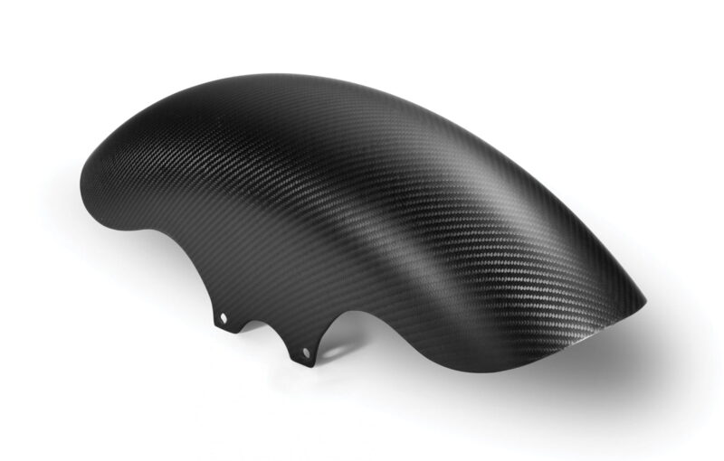 19" Carbon Fiber Front Fender, Matte, 2014-2023 Touring