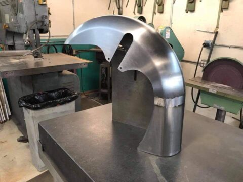 21 x 5.5" Classic Steel Fender for OEM or Arlen Ness Forks, 49mm