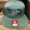 RYD Wheels Hat - Flat Bill Large Fitted - Green/Black with Black Logo