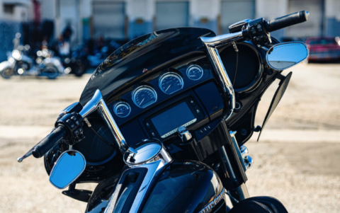 Assault Handlebar - Chrome - 12" - ANY Street Glide/Electra Glide